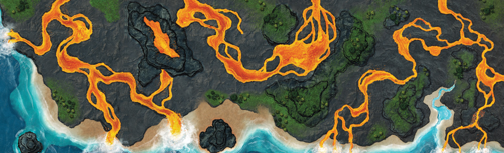 4 new Volcanic / Fire Maps